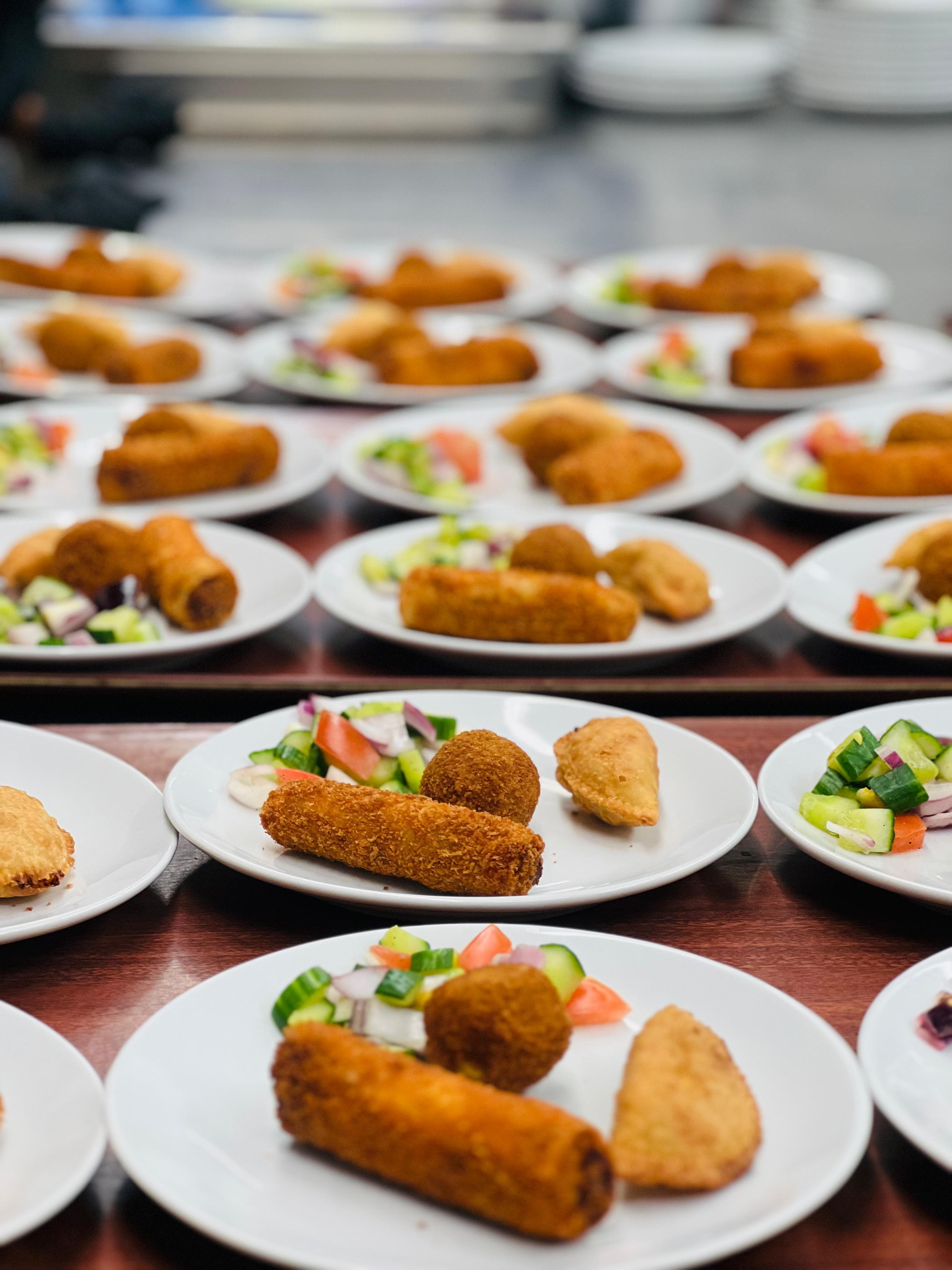 Wedding starter plates